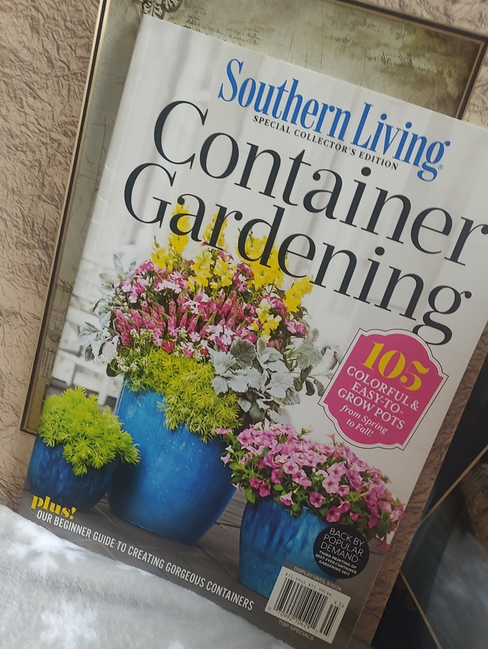 Southern Living Blue Garden Container Magazine
